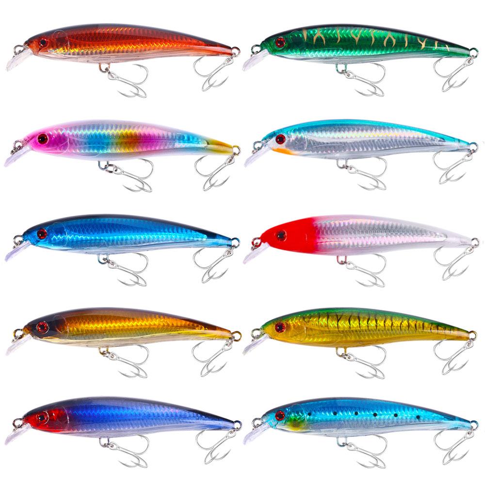 HENGJIA 1 stk 16cm 42g Laser Minnow Fiske Wobbler for Bass Gjedde Abbor Stor Sluk Dykkende Agn med Skarp Krok