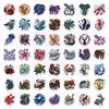50/100 Pcs Ethnic HD Hand Painted Tropical Animal Stickers for Reward Stationery Box Phone Suitcase Cup Car Removable Decals