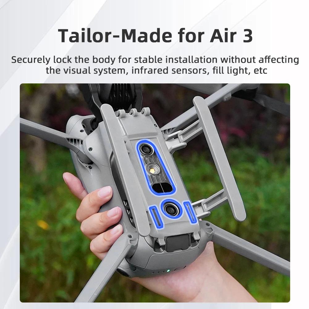 BRDRC Landing Gear For DJI Air 3/Air 3S Drone Extender Height Foot Support Protector Stand Foldable Legs Protector Feet Stand