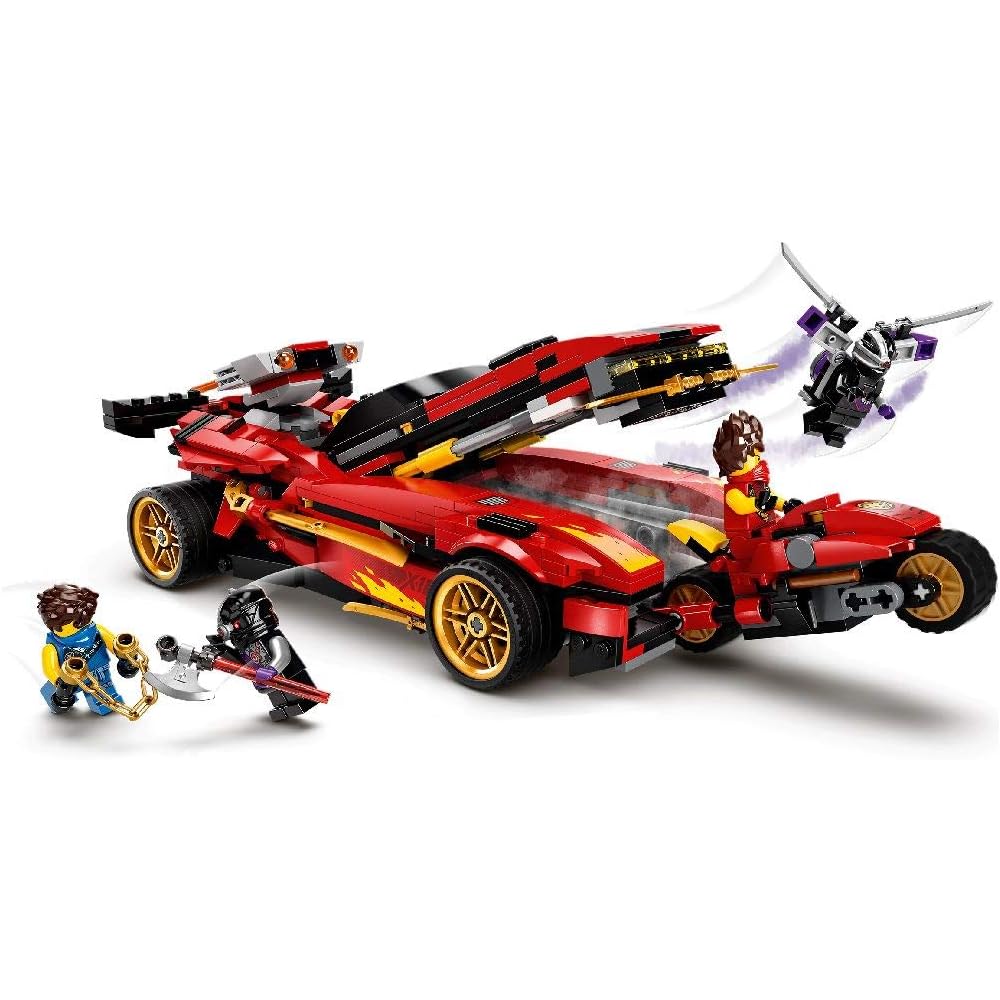 LEGO Ninjago X-1 Ninja Charger Building Toy for Boys 8 Years and Up, Vehicle, Block Set