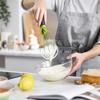Joseph Joseph Twist Whisk - 2 In 1 - Flat and Balloon Whisks - Suitable for Nonstick Cookware, Silicone, Gray/Green [Authentic] 10539