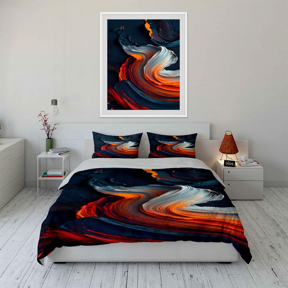 Abstract Swirls of Color. Bedding Sets Duvet Cover Sets Duvet Covers Pillowcases(1 * Duvet Cover 2 * Pillowcases, Without Duvet Insert)