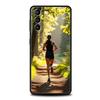 Phone Case For Samsung Galaxy S25 Edge S24 S23 S22 S21 Ultra S20 FE 5G S10 S10E S9 Plus Soft TPU Cover Run marathon Running