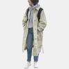 Uniqlo U Series Solid Color Single-Breasted Lapel Mid-Length Trench Coat Women Coats 433648-30