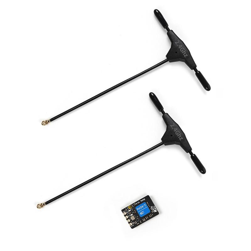 JABS-For GEPRC ELRS DUAL 2.4Ghz Diversity Receiver RX 25-1000Hz Built-In TCXO With Dual Antenna For FPV RC Drone