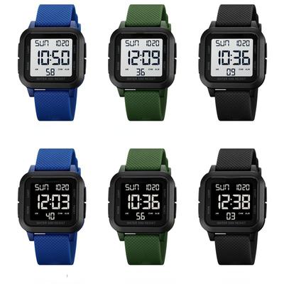 Sport Digitaluhr Mode Herrenuhren LED Chronograph Datum Countdown Elektronische Armbanduhr Wasserdichte Herrenuhr
