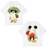 2025 New Short Sleeve TShirt Unisex and Women Couples Cartoon Lazy Wind Summer Cotton Short Sleeves