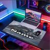 Custom Name Personalized Final Fantasy Pattern Mousepad, Laptop PC Desk Mat, Decorative Desk Mat for Home Keyboard Pad Gift