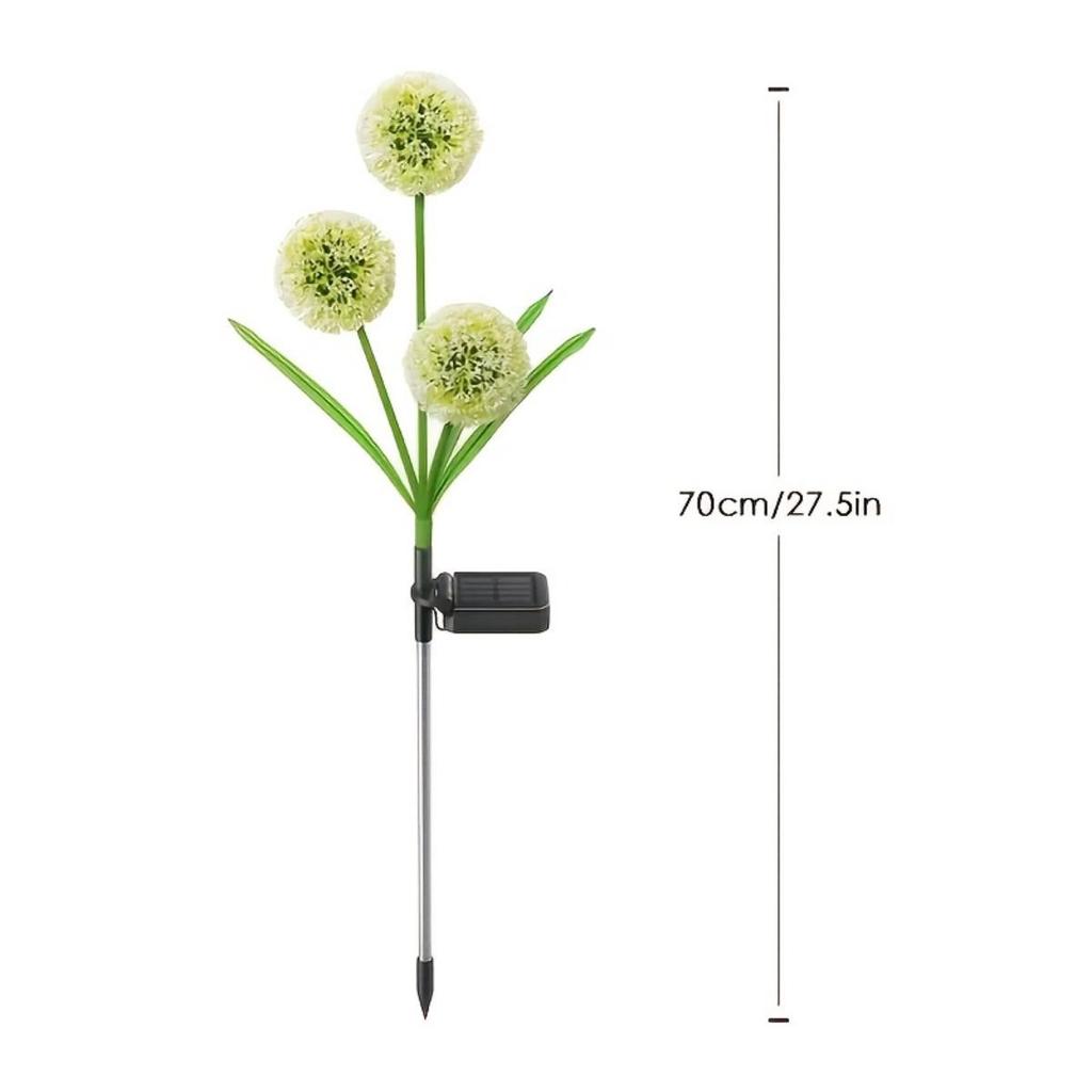 Solar Powered Dandelion Simulation LED Lights, Courtyard Garden Decorative Lights, Outdoor Lawn Landscape Ground Mounted Lights