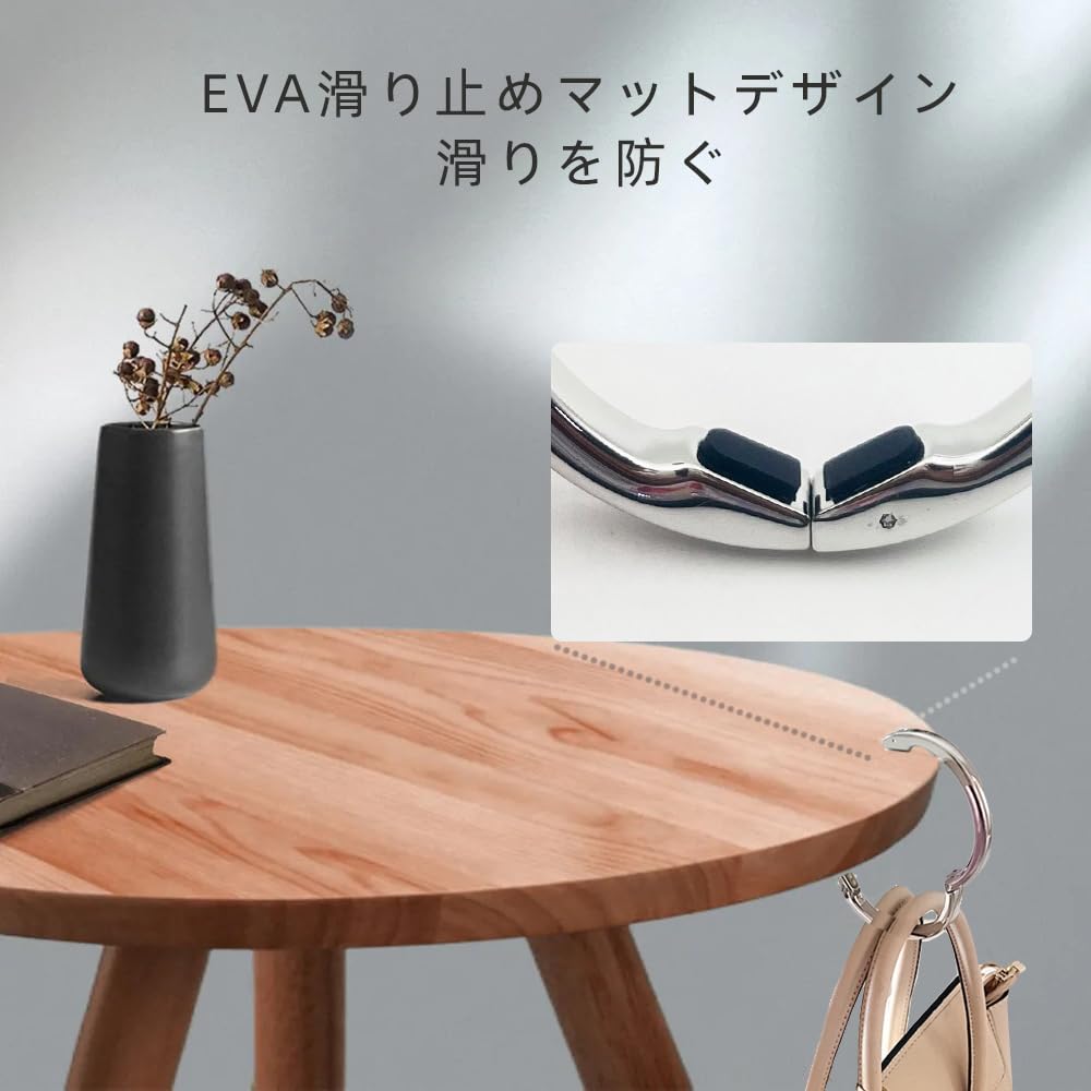 Bag Hanger, Water Drop Shape, Desk Hook for Bags, Table Hook, Portable Table Hook for Business Travel, Travel, and More