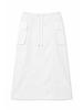 Chaenseseunoi Lune Utility String Nylon Cargo Long Skirt (Black Charcoal White)/W262Sk04
