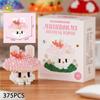 DIY Cute Mushroom Bouquet Micro Building Blocks Model Creative Home Desk Decoration Brick Toy For Kids