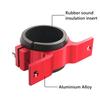58MM Kraftstofffilter Montagehalterung Aluminium Öl Gas Kraftstoffpumpe Klemme Halter Universal Einzel Filterklemme Halterung