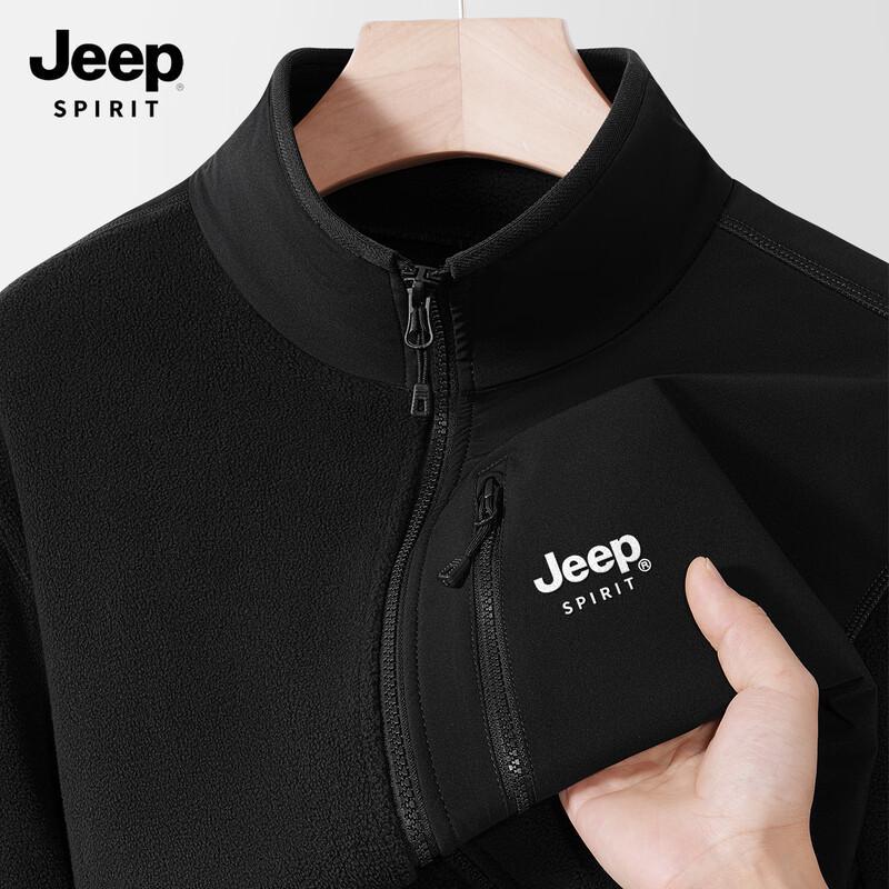 JEEP SPIRIT Мужская теплая толстая повседневная рубашка Осень/Зима 2025 2XL