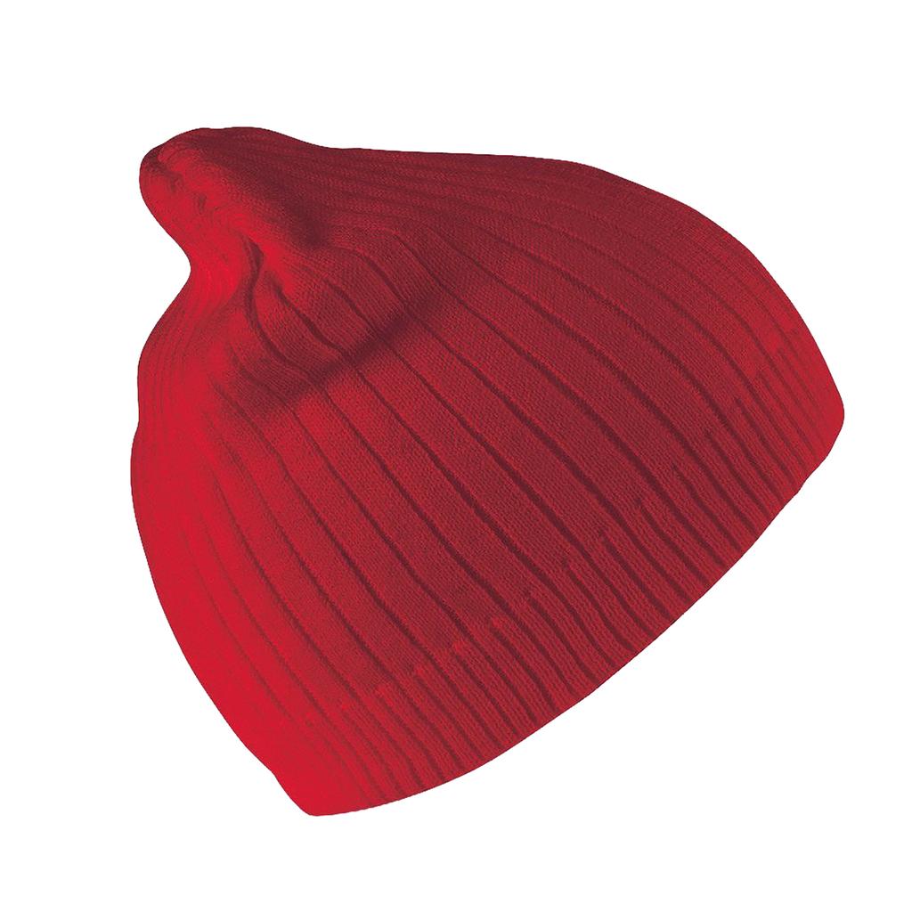 Result Unisex Double Knit Heavy Cotton Winter Beanie Hat