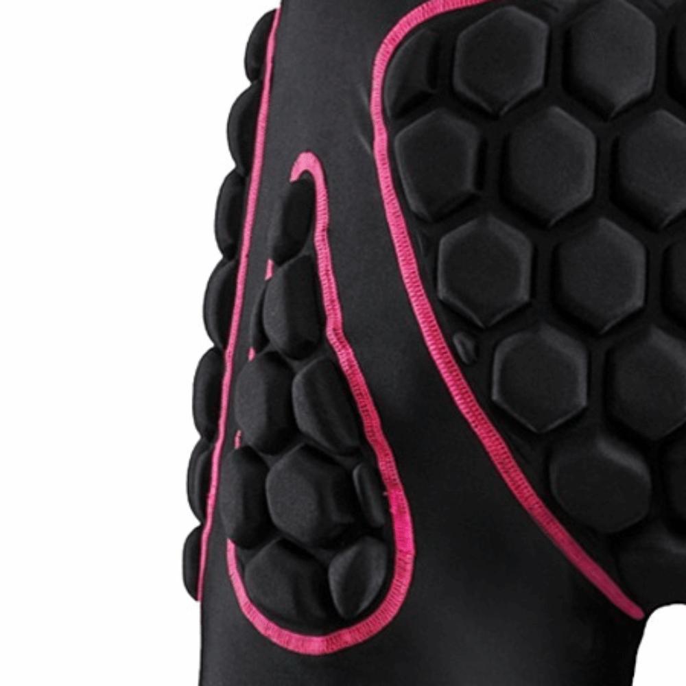 Elastic Waistband Padded Protective Shorts Outdoor Padded Protective Shorts  Snowboarding