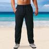 Men's Solid Color Flat Front Trousers