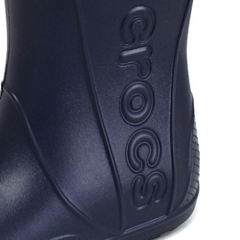 [Crocs Shoes] Crocs Kids Handleit Kids Junior Rain Boots Rain Boots Rainy Season Navy 211052 410