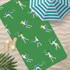 U-US Open Handtuch Polyester Strandhandtuch Schnelltrocknend Sandfrei Badetuch für Sommer Pool Reisen Urlaub