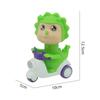Little Duck Pull-Back Gliding Toy Motorcycle for Kids - Cartoon Educational Toddler Toy