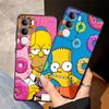 Phone Cover Case for Vivo V21E V23 Y53S V27 Y52S Y93 Y51S Y78 Y71 Y91 Y50 Y95 V29 Y75 Y81 V25 V30 S-simpsons Donut