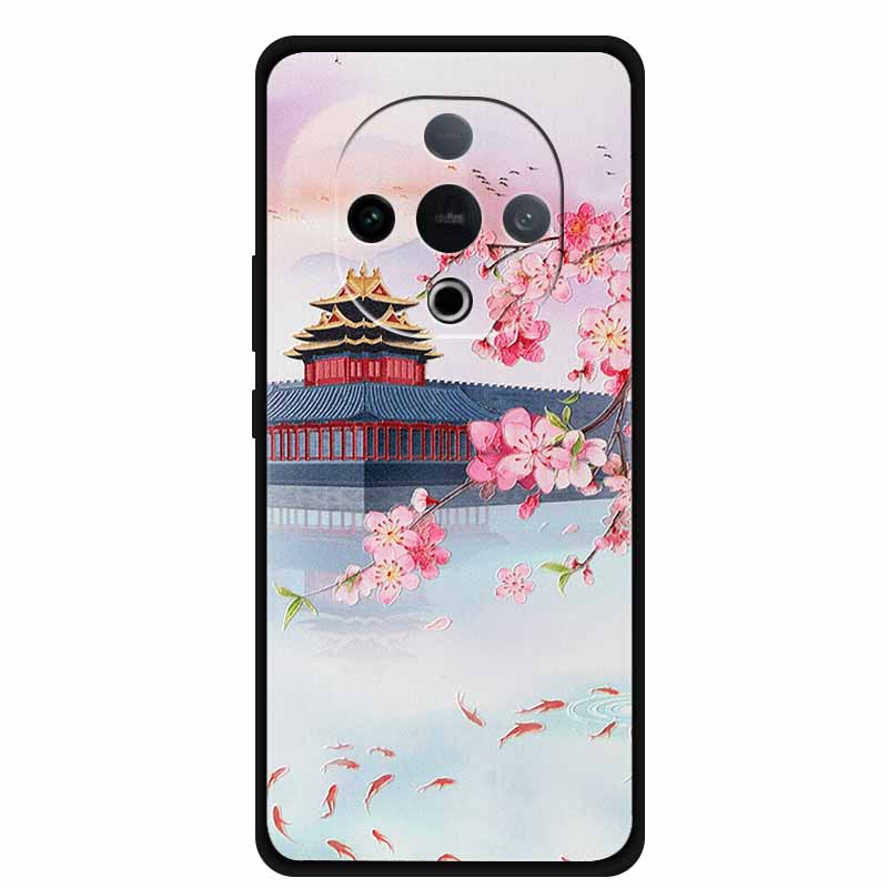 For Vivo Y300 5G Case 3D Emboss Flower Black Silicone Soft Back Cover Case For Vivo Y300C 2025 Phone Case 6.77" Coque Shell Para