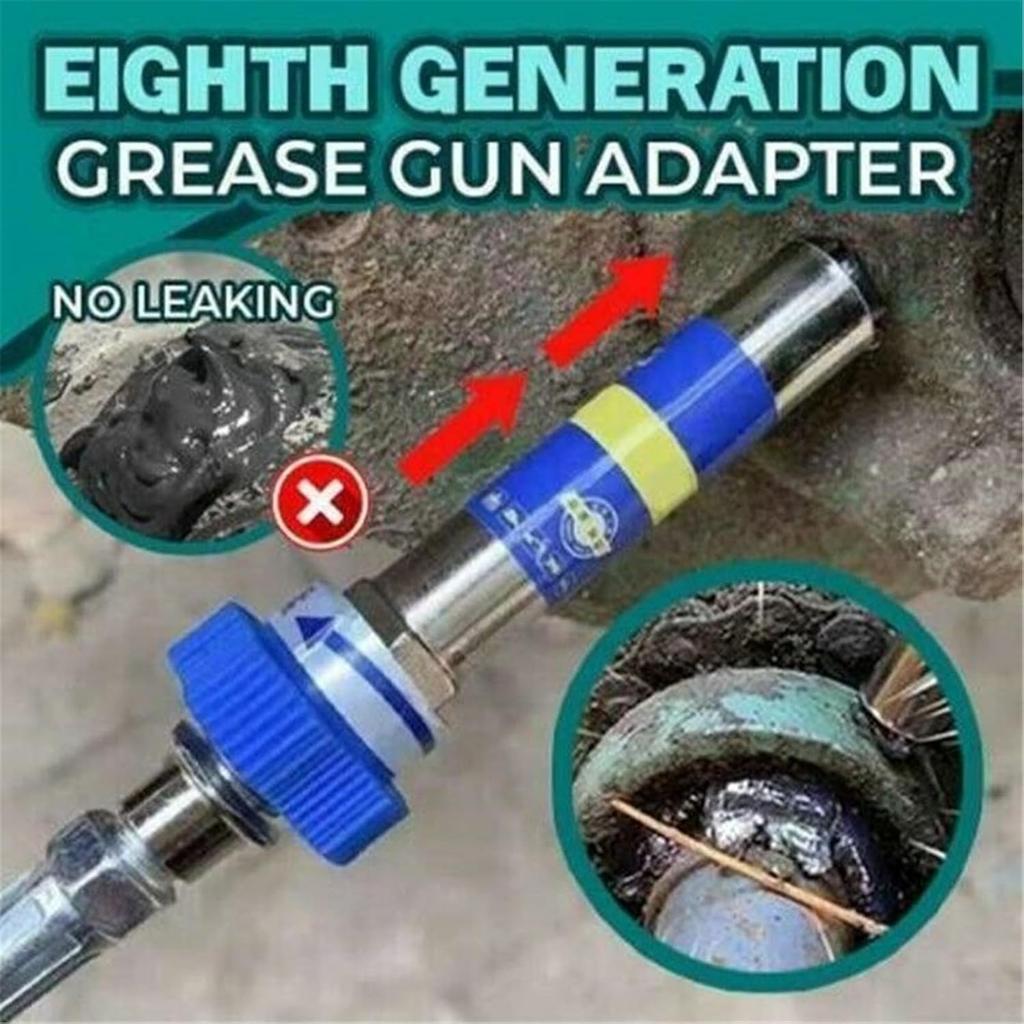 Grease Coupler High Pressure Grease Coupler Grease Fittings Extensions Heavy-Duty Grease Gun Coupler Fits All Grease Guns Quick Lock and Release