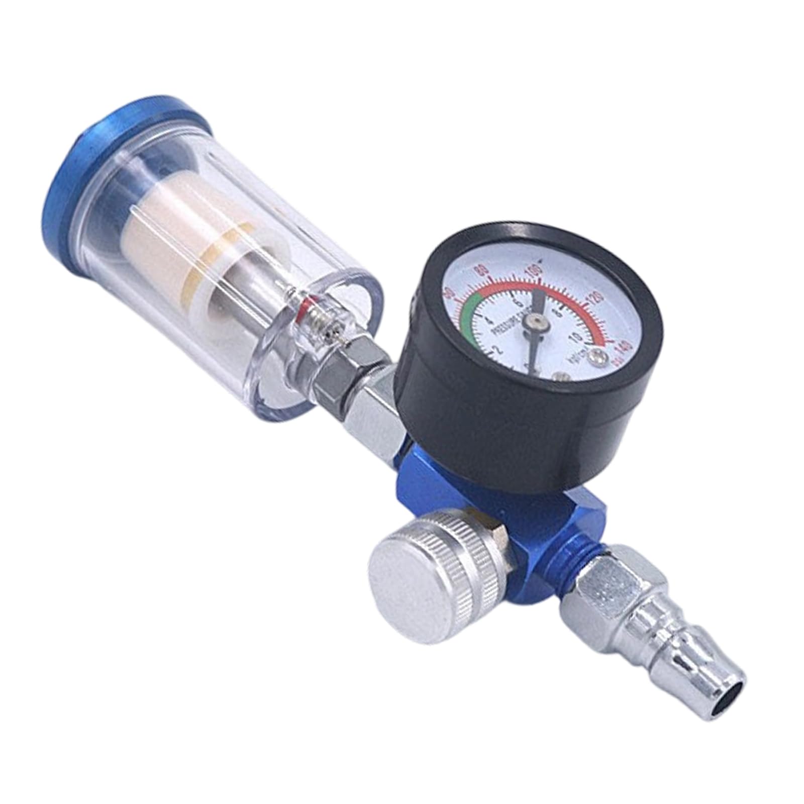 

Air Filter, Paint Spray Gun Moisture Removal Device, Variable Pressure Compressor Compatible, High-Performance Moisture Separator for Air Tools