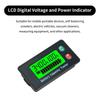 Adjustable 8-120V LCD Display Digital Volt Meter Capacity Tester Temperature Gauge For Electric Vehicles Scooter