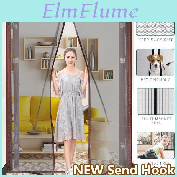 Summer Screen Curtain Magnetic Door Net Anti Mosquito Insect Fly Bug Room Divider Automatic Closing Magnetic Bug