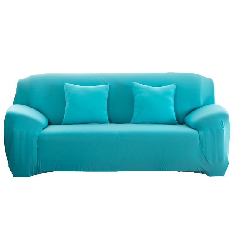 Thick Elastic Sofa Cover Solid Color Slipcover Furniture Protector for Bedroom Office Living Room Home Decor Sofa Cushions