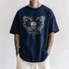 Skull Wings Gothic Graphic TShirt for Unisex Unisex 100 Cotton Soft Breathable Casual Summer Streetwear Hip Hop Gift