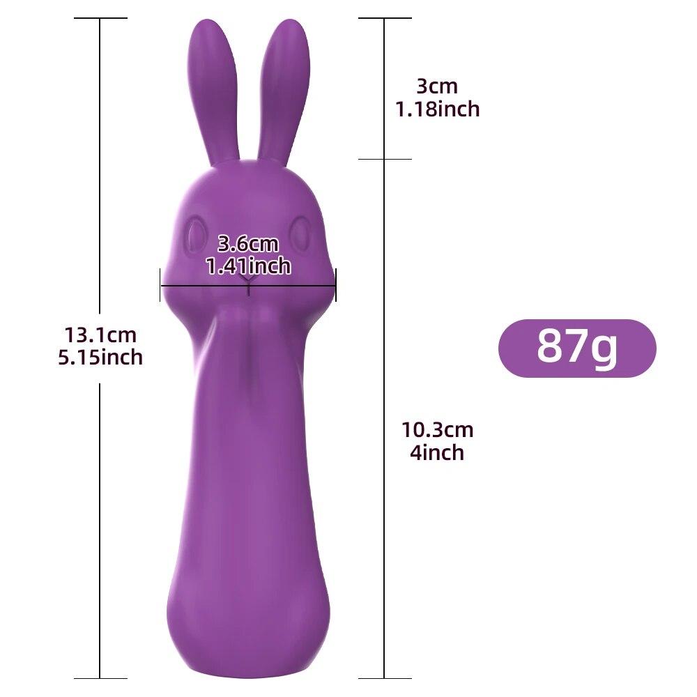 Rabbit Vibrator 10 Mode Clitoris Vibration Dildo Masturbator Female Vaginal Massage Adult G-Spot Stimulator Sex Toys For Women