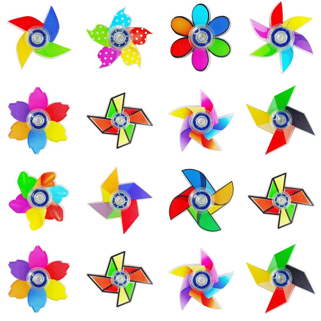 Colorful Acrylic Windmill Finger Gyroscope – Educational Toy for Kids