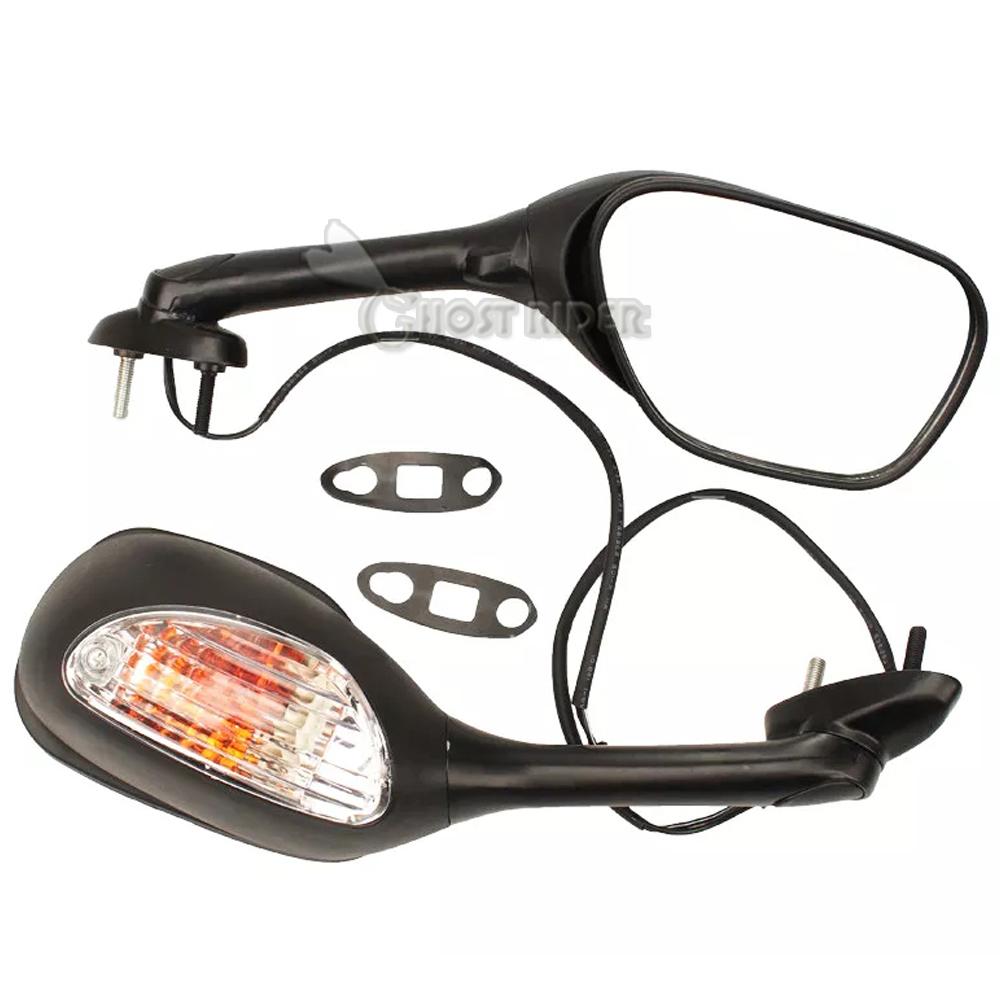 For Suzuki GSXR 600 750 2006 2007 2008 2009 2010 GSXR 1000 2005 2006 2007 2008 K6 K7 K8 Motorcycle with lights Rearview