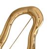 Brooch with Safety Pin, Abstract Irregular Metal Outline Lapel Pin, Versatile Accessory for Collar Cuffs Bags Gift