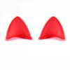 2pcs Cute Motorcycle Helmet Cat Ears Stickers Universal Electric Car Helmet Decoration Styling Sticker Helmet Accessories Decals