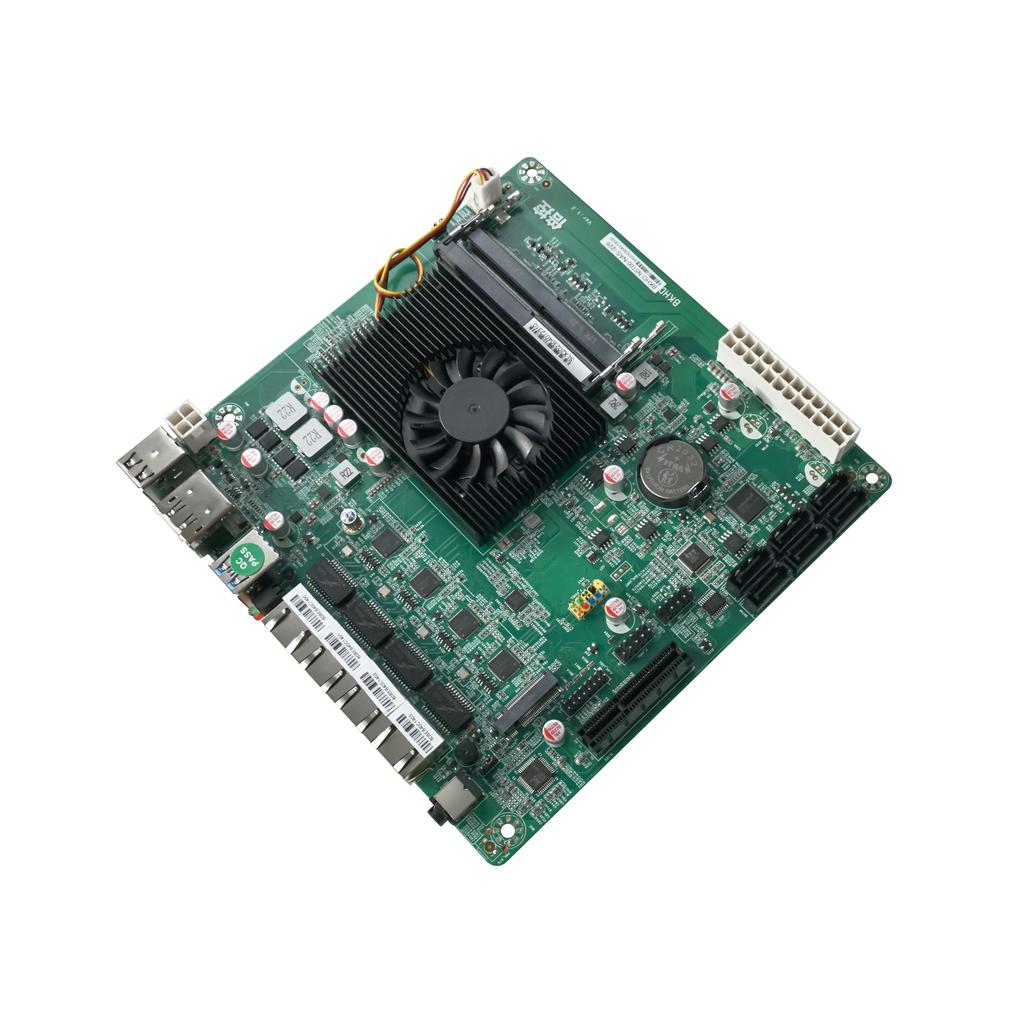 Cheaper N5105 Mini NAS Motherboard 4 Cores 6*SATA3.0 4*2.5G I226 1*PCIE 17x17CM 2*DDR4 ITX Firewall Router Mainboard