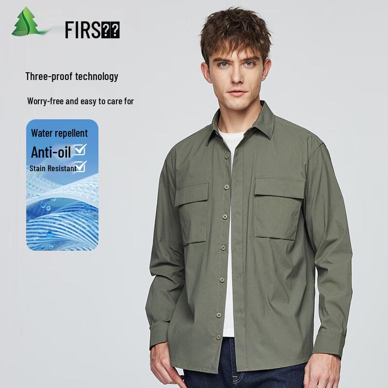 FIRS Men's Triple-Defense Shirt Jacket
