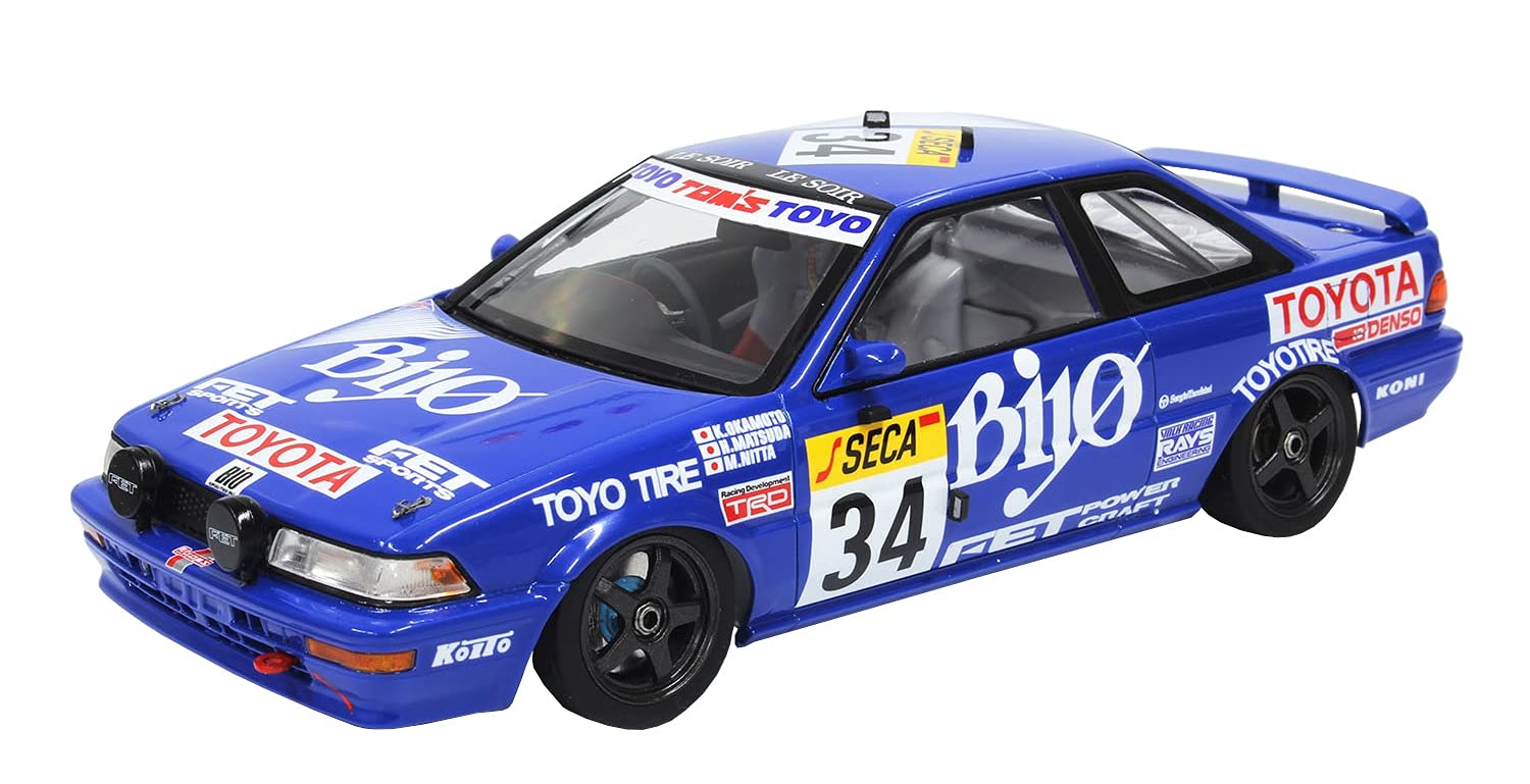 

PLATZ/NUNU 1/24 Racing Series Toyota Corolla Levin AE92 1989 Spa 24 Hours Race Plastic Model Kit with Masking Sheet (PN24016MSK)