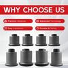 8X Front Lower Upper LH+RH Control Arm Bushing for 2001-2006 Mitsubishi Montero