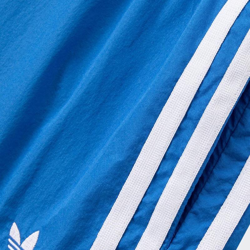 adidas Originals SS24 Short Shorts Comfortable Elastic Logo Print Mid Waist Sports Shorts Women Shorts Bird-Feather-Blue KA3925