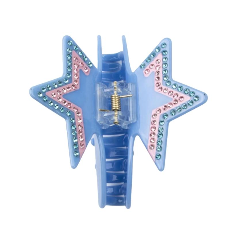 Elegant Rhinestones Star Hair Claw Clip NonSlip Hair Grip For Women and Girl Everyday Styling And Special Occasion