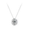 Moissanite Silver Necklace 1.0 Ct 925 Silver