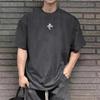 Mens Loose Extralarge Shortsleeved Tshirt Mens Summer Knitted Sports Training Tshirt Quickdrying Running Top Fitness