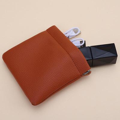 2025 PU-Münzbörse mit Lychee-Muster und automatischem Verschluss - Mehrzweckbeutel für Kosmetika, Schmuck, Lippenstift und Accessoires