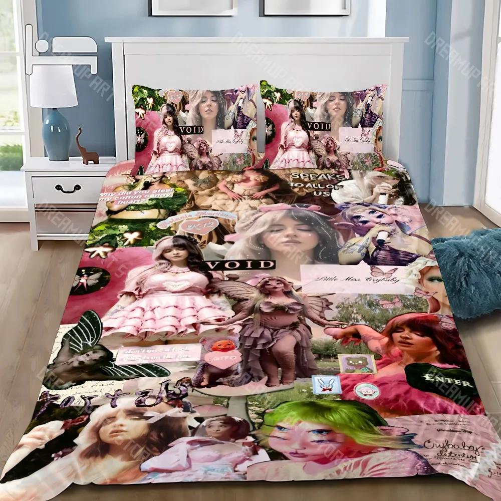 Melanie Martinez Music Duvet Cover Pillowcase Bedding Set Adult Boy Girl Bedroom Decoration Children Single Double Large Size