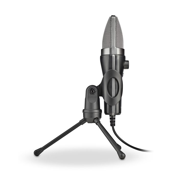 Microphone - NGS - MS120USB - USB 2.0 - Compatible PS4/PS5/PC - Cardioïde - 1,8 M