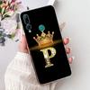 For Huawei Y9 Prime 2019 Y9A Y9s Phone Case Huawei Y9 2019 Back Cover Soft Clear Silicone Initials Letters Painting Shockproof