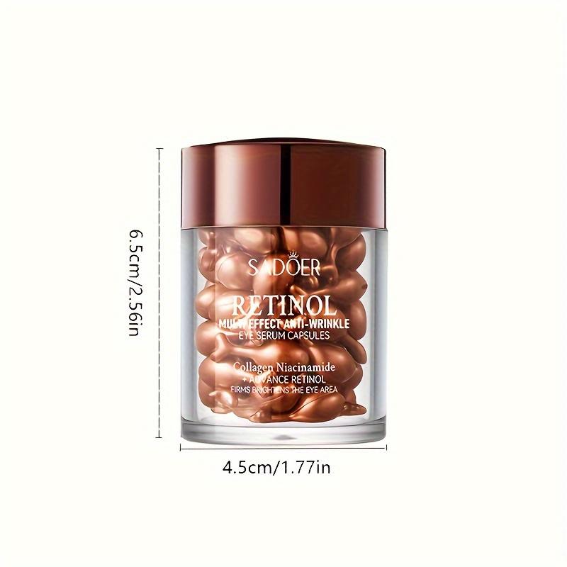 45 Kapsül Retinol Serum Göz Kremi Kırışıklık Karşıtı Sıkılaştırıcı Nemlendirici Yüz Kremi Tüm Cilt Tipleri İçin